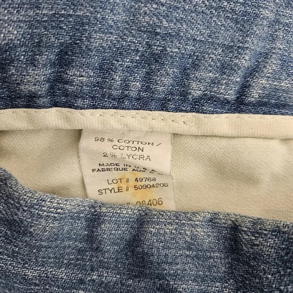 Theory Flare Wide Leg Jeans Low Rise Medium Wash Retro Denim - Picture 4 of 4